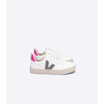 Veja V-10 CWL Kids' Shoes White/Grey | CA 784OKI